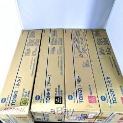 4 Konica Minolta Toner Cartridges Bizhub C452, 2 TN613M, TN413K, TN613Y