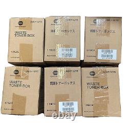 6 Pk OEM Konica Waste Toner Container A0XP-WY1 A0XPWY1 A0XP-WY3 A0XP-WY6