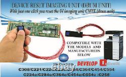 Drum Imaging Reset Chip Konica Minolta Bizhub C224 C364 C284 C454 C554 C308