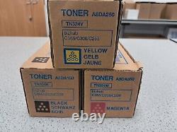 Genuine Konica Minolta TN324Y/K/M Toner Cartridges