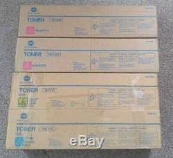 Genuine Konica Minolta TN711 Toner Cartridges Bizhub C654/C754 C, Y, M