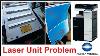 How To Remove Laser Unit Konica Minolta Bizhub C224e C284e C364e C258 C368
