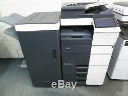 Konica Bizhub C554e Colour Photocopier/Copier, Fax & Booklet Saddle Finisher