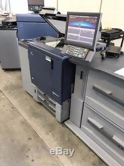 Konica Bizhub Press C1060 color copier printer scaner only 1.1 mil meter