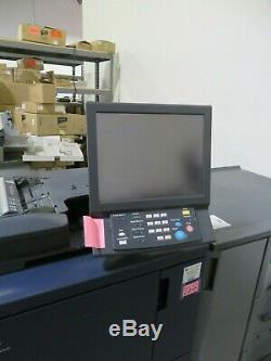 Konica Bizhub Press C1070 color copier printer scanner Only 1.1 mil meter
