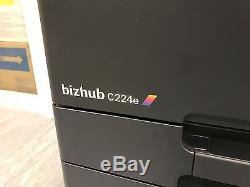 Konica Bizhub c224e Colour Copier Printer Scanner 24ppm Low Copy Count