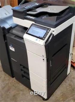 Konica Minolta Bizhub 224e B&w Black White Copier/printer Scanner + Finisher 71k
