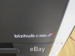 Konica Minolta Bizhub C360 Color Copier Printer Scanner Fk-502 Low Use 210k