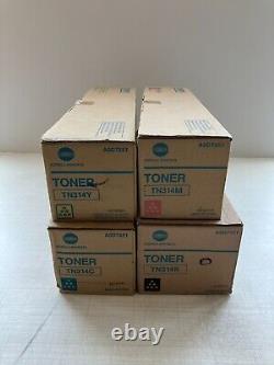 Konica Minolta Bizhub Toner TN314 CMYK Brand New Genuine Full Set