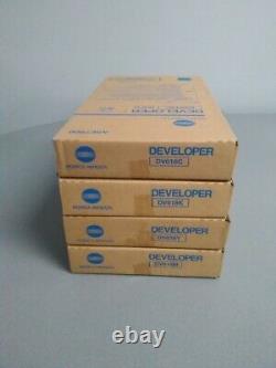 Konica Minolta DV616 set Y, M, C, K Developer For Bizhub Press C1100 C1085 Genuine