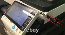 Konica Minolta bizhub c227 Color Copier Print Scan Fax Staple Finisher
