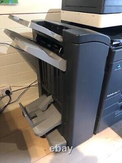 Konica minolta c284e bizhub printer and booklet maker
