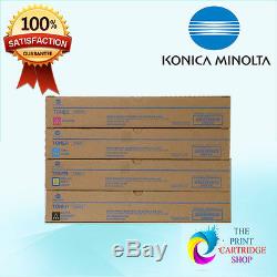 New & Original Konica Minolta TN324 Full Toner Set of 4 CMYK Bizhub C368 C308