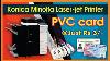 Print Pvc Card Konica Minolta Bizhub Konica Colour Laserjet Xerox C224 364 C454 Id Card Plastic Card