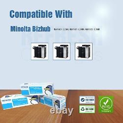 Refresh Cartridges Full Set TN324 Toners Compatible With Konica Minolta Printer