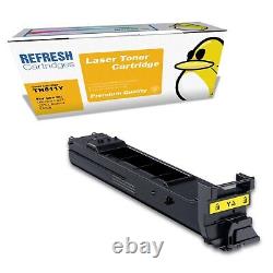 Refresh Cartridges Yellow TN611Y Toner Compatible With Konica Minolta Printers