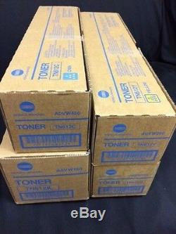 Set of TN612 CYMK Konica Minolta Toner for Bizhub PRO C5501 C6501, (vatexcl)