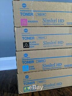 Toner Set CMYK TN321 Konica Minolta BizHub C224 C284 C364 C224e C284e C364e