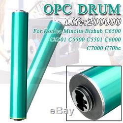 4pcs Opc Drum Pour Konica Minolta Bizhub C5500 C5501 C6500 C6501 C6000 C7000