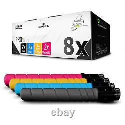 8x Toner pour Konica Minolta Bizhub C 220 280 TN216