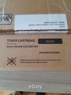 Konica Minolta Bizhub C227 Imprimante + 2 Noir + 1 Jaune + 1 Cartouches Cyan