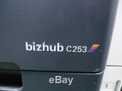 Konica Minolta Bizhub C253 Photocopieur-imprimante-scanner Polychrome Basse Utilisation