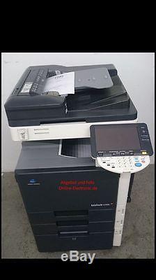 Konica Minolta Bizhub C353 Scanner De Drucker De Farbkopierer Inkl. Finisseur De Fax