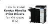 Konica Minolta Installation Du Pilote D'impression Pour Pc Windows