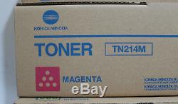 Konica Minolta Original Bizhub C200 Toner Set Tn214k Tn214c Tn214y Tn214m