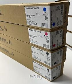 Konica Minolta TN221 Compatible-Bizhub 287 / 227 - 2x Noir, 1x Magenta & 1x Cyan
