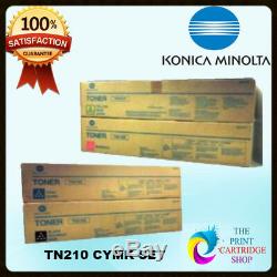 Nouveau Konica Minolta Tn210c Tn210k Tn210m Tn210y Pleine Toner Cmyk Bizhub C250