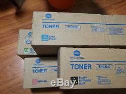 Pack De Toner Bizhub Press C8000 Konica Minolta D'origine, Tn615 Cmyk 1 Chaque