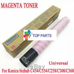 Set Toner Pour Konica Minolta Bizhub C454e / C554e / C258 / C308 / C368 Tn512 Tn324