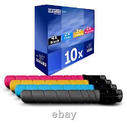 Toner 10x pour Konica Minolta Bizhub C-220 C-280