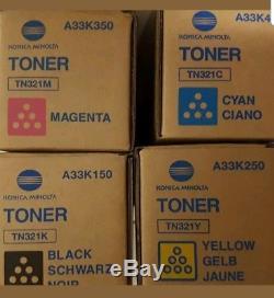 Toner Konica Minolta Tn321, A33k150 A33k250 A33k350 A33k450- Bizhub C224e